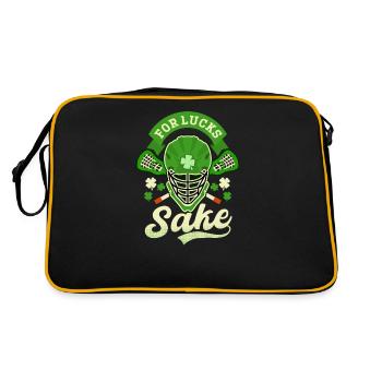Crosse Saint-Patrick pour l’amour de la chance - Sac Retro - noir/or - Dos