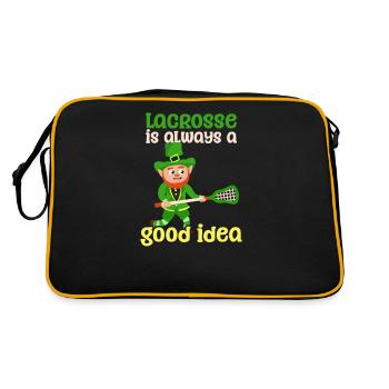 Crosse de la Saint-Patrick Bonne idée de crosse - Sac Retro - noir/or - Dos