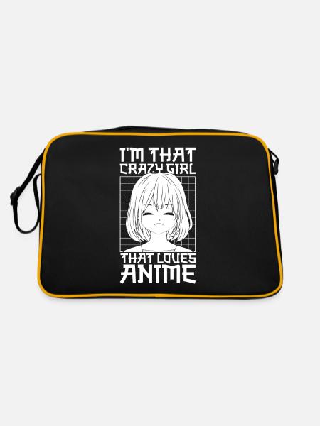 Anime Manga Anime Fille - Sac Retro - noir/or - Dos