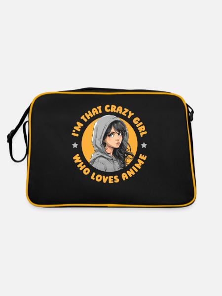Anime Manga Anime Fille - Sac Retro - noir/or - Dos