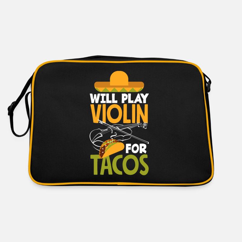 Violon Violon Violoniste Joueur de violon Sac Retro