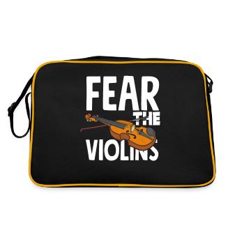 Violon Violon Violoniste Joueur de violon - Sac Retro - noir/or - Dos