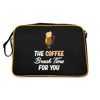 The coffee break time for you Cafecito Espresso - Retro Bag - black/gold - Back