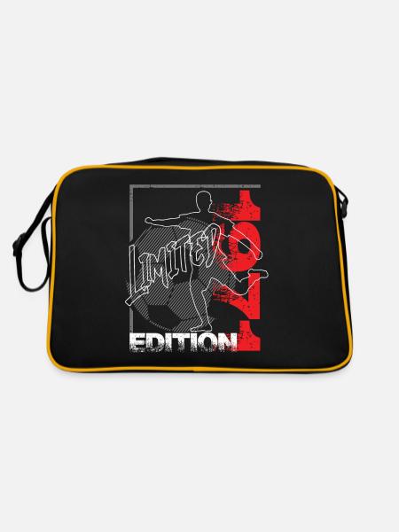 Édition limitée 1971 Édition limitée Football - Sac Retro - noir/or - Dos