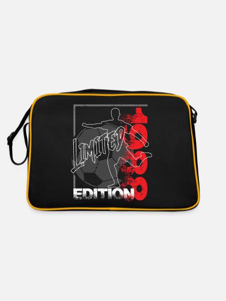 Édition limitée 1988 Édition limitée Football - Sac Retro - noir/or - Dos