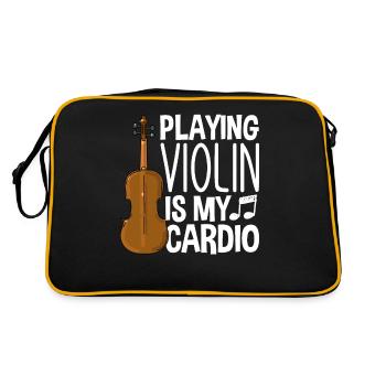 Violon Violon Violoniste Joueur de violon - Sac Retro - noir/or - Dos
