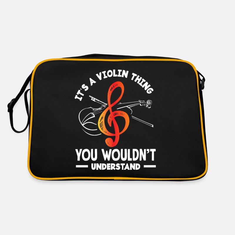Violon Violon Violoniste Joueur de violon Sac Retro