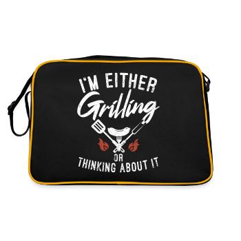 Grillades Barbecue Grillades - Sac Retro - noir/or - Dos