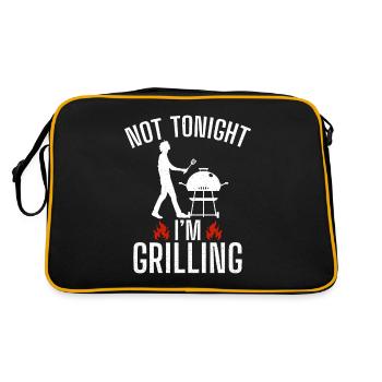 Grillades Barbecue Grillades - Sac Retro - noir/or - Dos