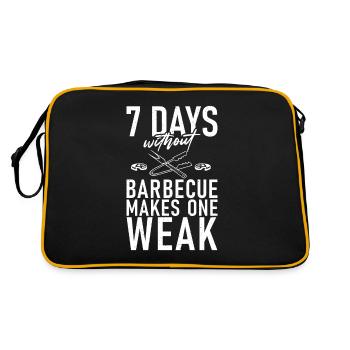 Grillades Barbecue Grillades - Sac Retro - noir/or - Dos