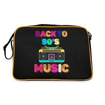 Back to 90s Music Lovers Boomer - Retro Bag - black/gold - Back