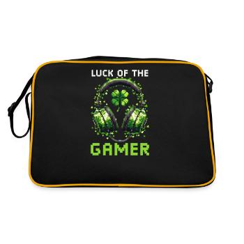 St. Patricks Day Gaming Luck of the Gamer - Retro Bag - black/gold - Back
