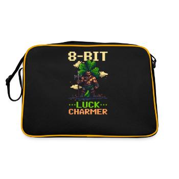 St. Patricks Day Gaming 8-Bit Luck Charmer - Retro Bag - black/gold - Back