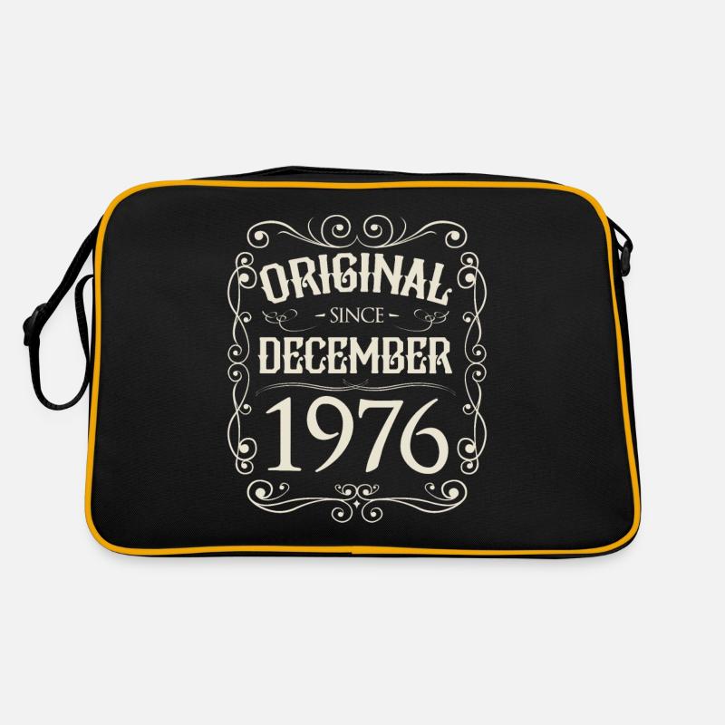 Vintage - Original since Dezember 1976 Geburtstag Retro Tasche