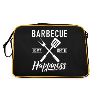 Grillades Barbecue Grillades - Sac Retro - noir/or - Dos