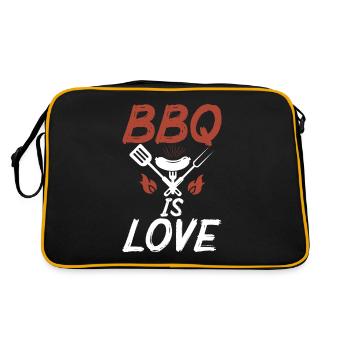 Grillades Barbecue Grillades - Sac Retro - noir/or - Dos