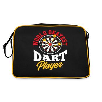 Joueur de fléchettes Fléchettes - Sac Retro - noir/or - Dos