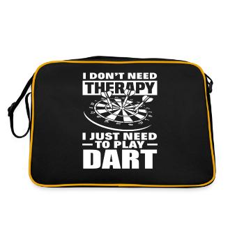 Therapy Dart - Retro Bag - black/gold - Back
