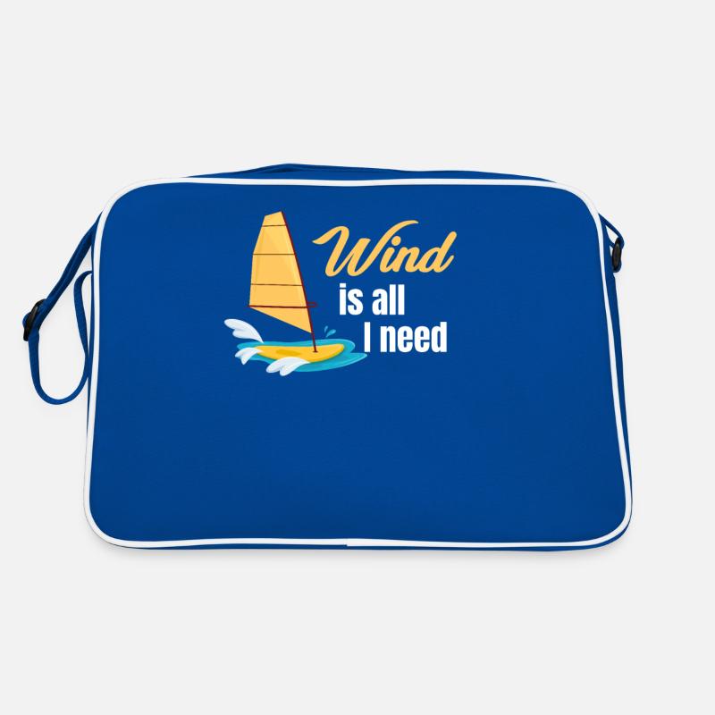 Wind is all I need, windsurfing, Retro Bag