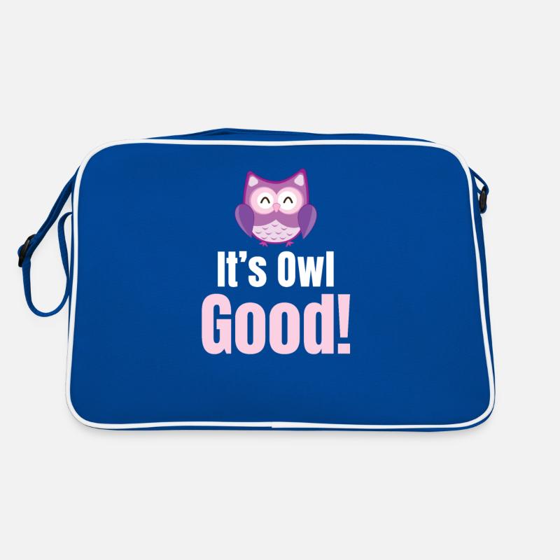Es Ist Eule Gut! Wortspiele Halloween-kostüm Retro Tasche