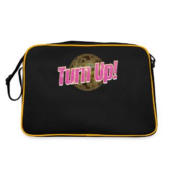 Émerger! Disco Lover Classique Groovy Vintage - Sac Retro - noir/or - Dos