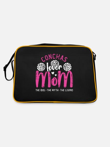 Conchas Amant Maman L’Idole Le Mythe Cuisine Mexicaine - Sac Retro - noir/or - Dos
