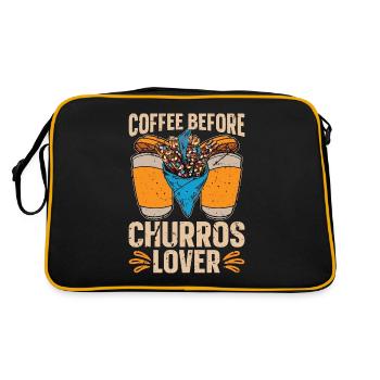 Churros Lover Coffee Churros Maker Coffee Lover - Sac Retro - noir/or - Dos