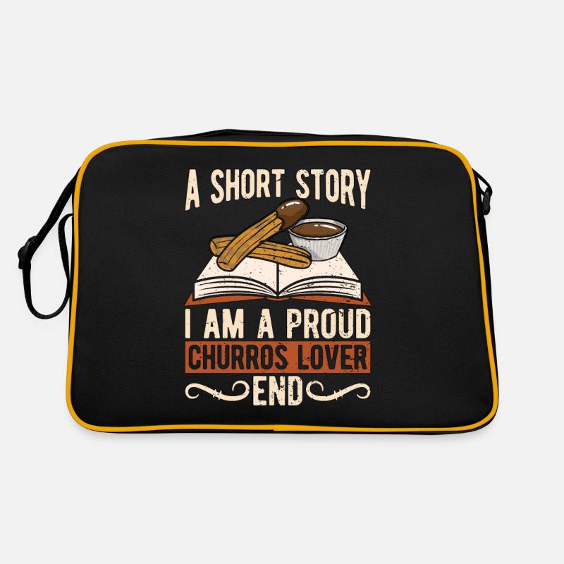 Churros Lover A Short Story I Am A Churro Maker Retro Tasche