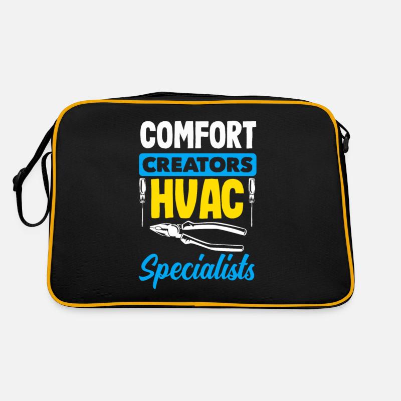 HVAC Expert Technician - Retro Bag - black/gold