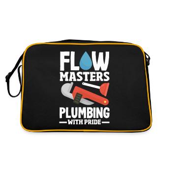 Flow Masters Plumbing Pride Professional Plumber - Retro Bag - black/gold - Back