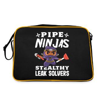 Flow Masters Plumbing Pride Professional Plumber - Retro Bag - black/gold - Back