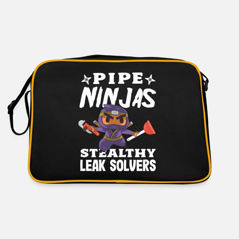 Flow Masters Plumbing Pride Professional Plumber Retro Tasche