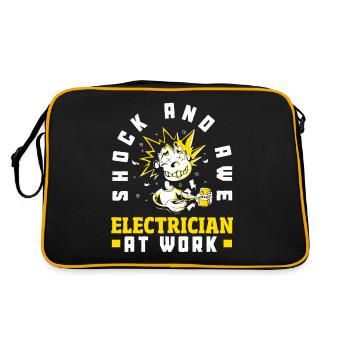 Circuit Wizards Expert Electrician Making - Retro Tasche - Schwarz/Gold - Hinten