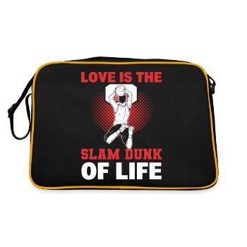 Basket Couple Love Basketball Must Haves for - Retro Bag - black/gold - Back