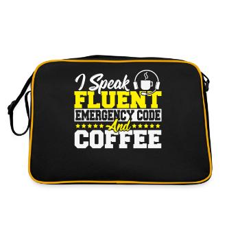 Fire Dispatch Dispatch Thin Yellow Line Fire - Retro Bag - black/gold - Back