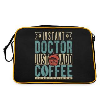 Instant Doctor Il suffit d’ajouter du café - Sac Retro - noir/or - Dos