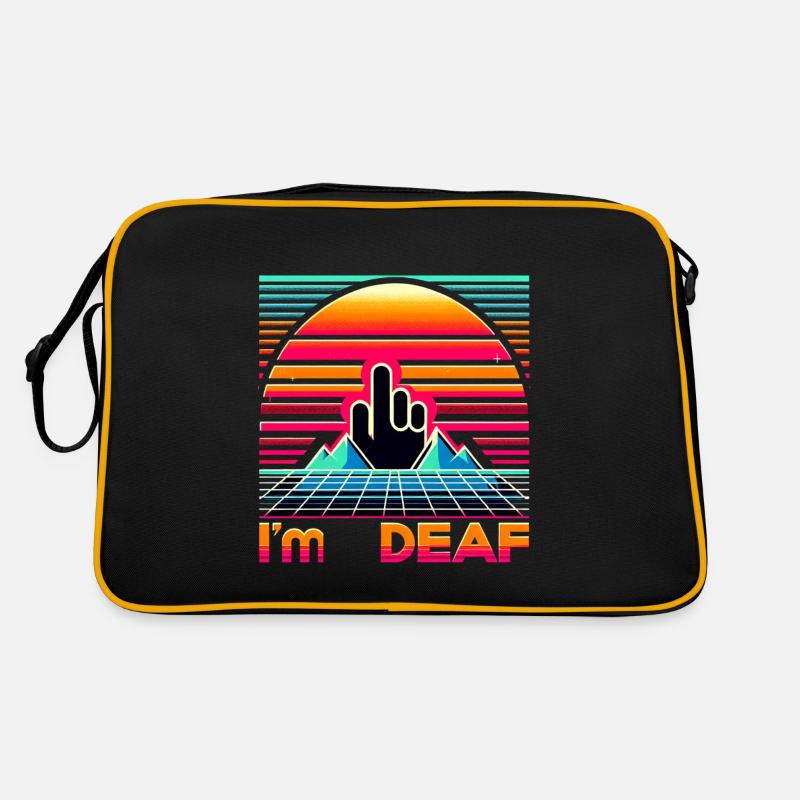 I'm Deaf 49 Retro Bag