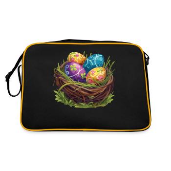 Easter Eostre Pagan Spring - Retro Bag - black/gold - Back
