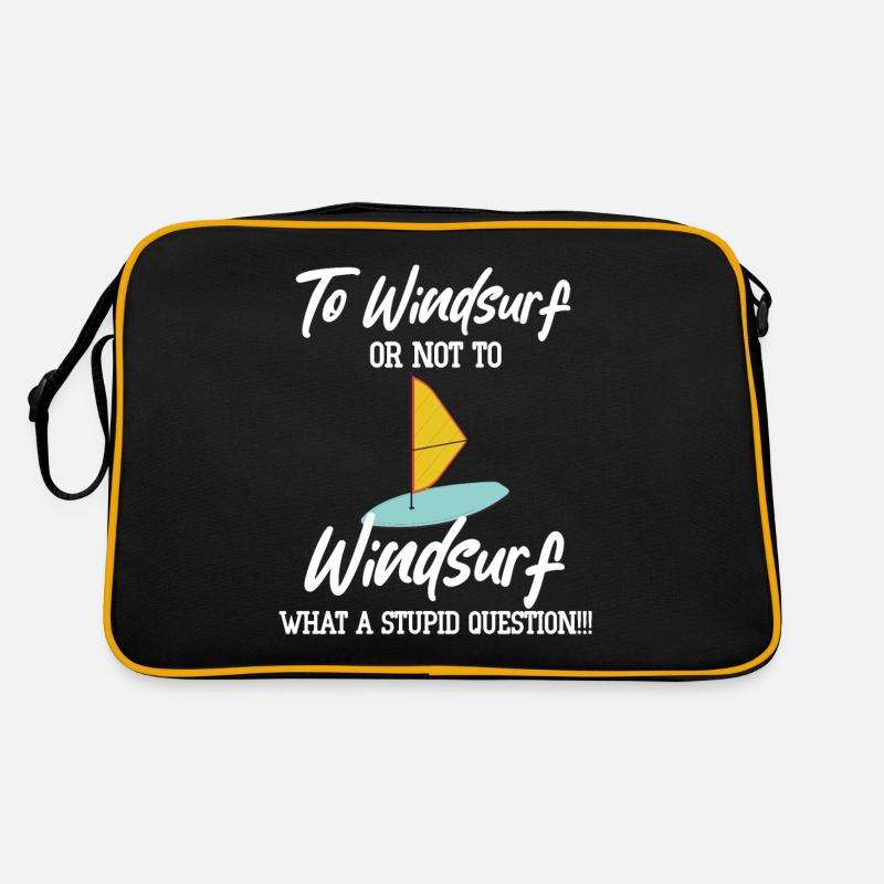 Windsurfing or not windsurfing board sailing Retro Bag