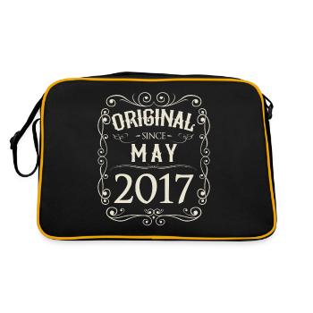 Vintage - Original depuis l'anniversaire de mai 2017 - Sac Retro - noir/or - Dos