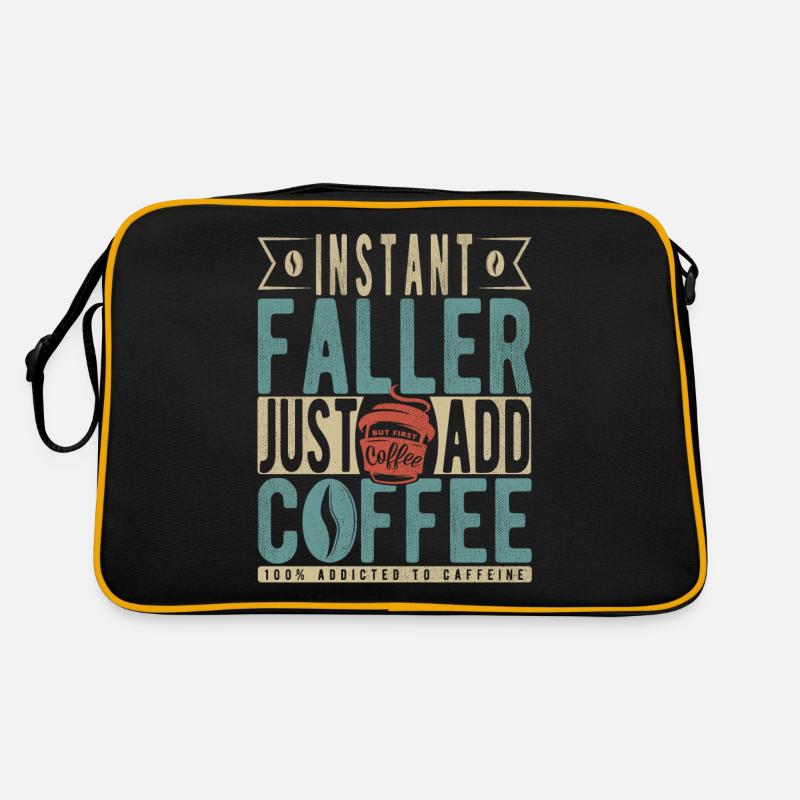 Instant Faller Just Add Coffee Retro Bag