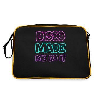 Le disco m’a donné envie de faire du classique - Sac Retro - noir/or - Dos