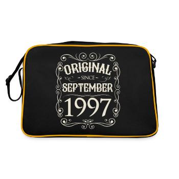 Vintage - Original depuis l'anniversaire de septembre 1997 - Sac Retro - noir/or - Dos