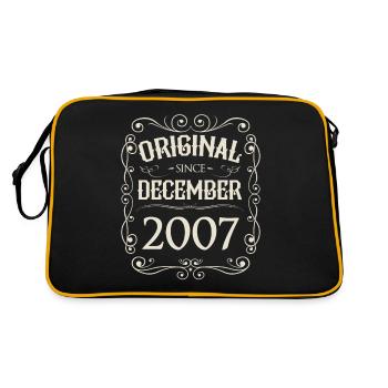 Vintage - Original depuis l'anniversaire de décembre 2007 - Sac Retro - noir/or - Dos