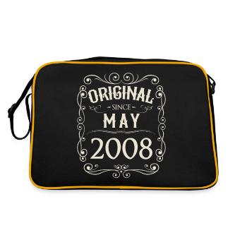 Vintage - Original depuis l'anniversaire de mai 2008 - Sac Retro - noir/or - Dos