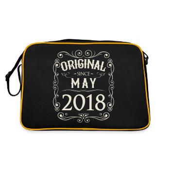 Vintage - Original depuis l'anniversaire de mai 2018 - Sac Retro - noir/or - Dos