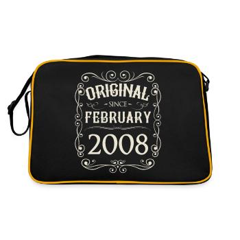 Vintage - Original depuis l'anniversaire de février 2008 - Sac Retro - noir/or - Dos