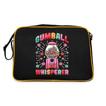 Funny chewing gum machine - Retro Bag - black/gold - Back