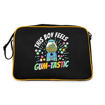 Funny chewing gum machine - Retro Bag - black/gold - Back