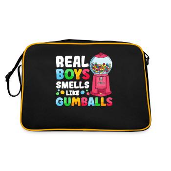 Funny chewing gum machine - Retro Bag - black/gold - Back